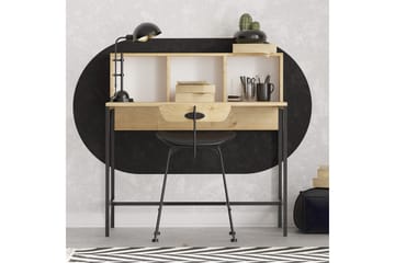 Jovra Skrivebord 60x100 cm - Eik/Sort - Møbler - Bord - Kontorbord - Skrivebord