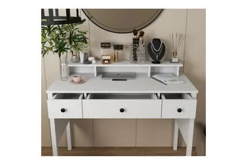 Krynn Sminkebord 120 cm - Natur/Hvit - Møbler - Bord - Kontorbord - Skrivebord