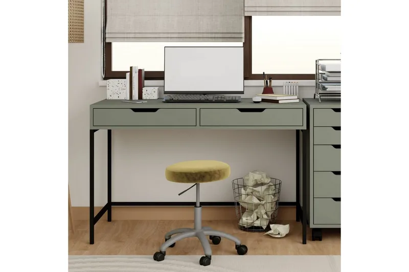 Loryn Skrivebord 55x120 cm - Grønn - Møbler - Bord - Kontorbord - Skrivebord