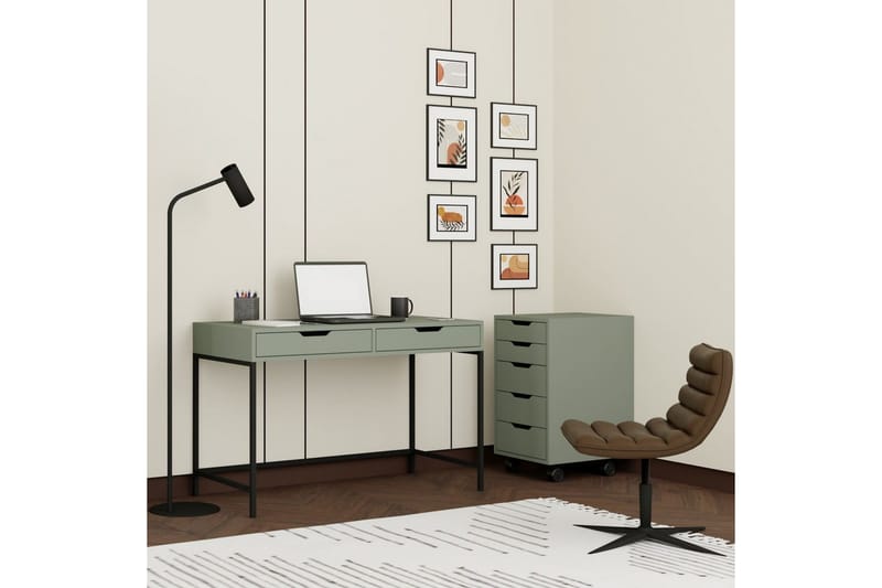Loryn Skrivebord 55x120 cm - Grønn - Møbler - Bord - Kontorbord - Skrivebord