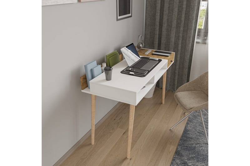 Miraen Skrivebord 53x120 cm - Hvit - Møbler - Bord - Kontorbord - Skrivebord