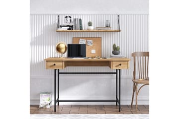 Mirric Skrivebord 60x120 cm - Eik/Sort - Møbler - Bord - Kontorbord - Skrivebord