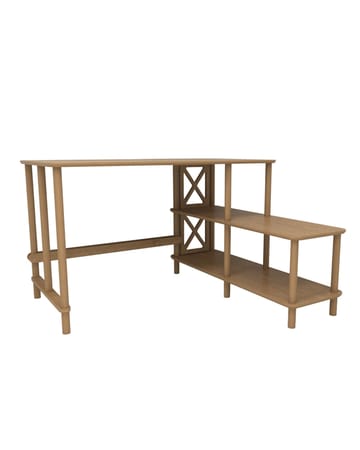 Morina Skrivebord 125 cm - Eik - Møbler - Bord - Kontorbord - Skrivebord