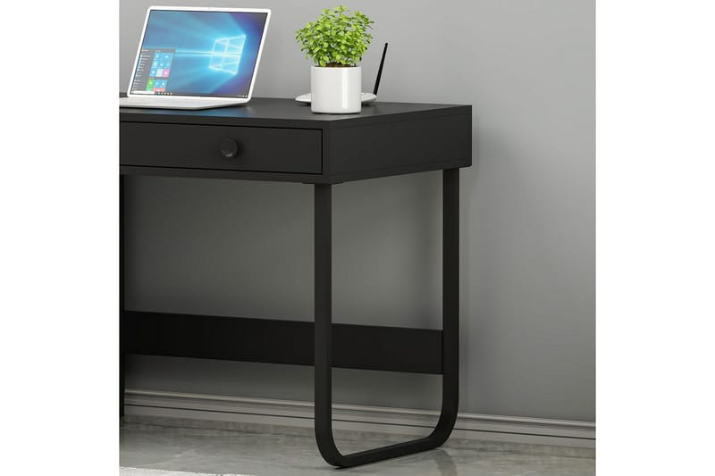 Neric Skrivebord 60x120 cm - Sort - Møbler - Bord - Kontorbord - Skrivebord