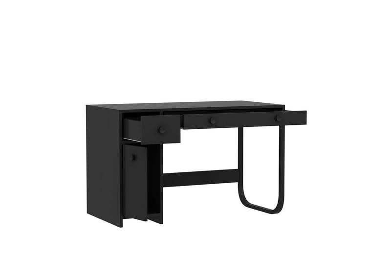 Neric Skrivebord 60x120 cm - Sort - Møbler - Bord - Kontorbord - Skrivebord