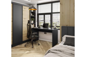 Nevy Skrivebord 120x60 cm - Svart - Møbler - Bord - Kontorbord - Skrivebord