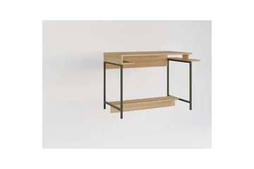 Ovran Skrivebord 57x113 cm - Eik/Sort - Møbler - Bord - Kontorbord - Skrivebord