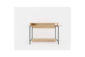 Ovran Skrivebord 57x113 cm - Eik/Sort - Møbler - Bord - Kontorbord - Skrivebord