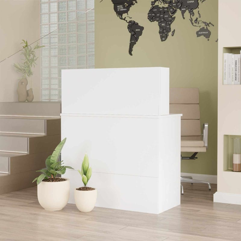 Resepsjonsbord Skye Decor Bren (90 x 110 x 44,5 cm) Hvit - Hvit - Møbler - Bord - Kontorbord - Skrivebord