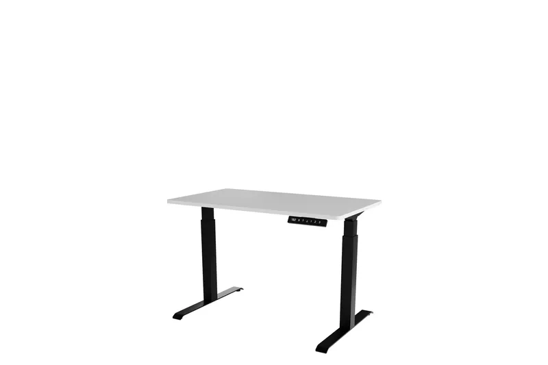 Adrianah Skrivebord 67x121 cm, Hvit/Svart