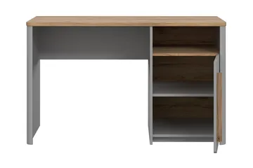 Ahmetbay Skrivebord 120 cm - Grå/Brun - Møbler - Bord - Kontorbord - Skrivebord