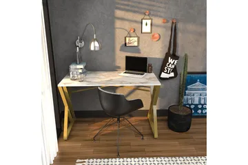 Andifli Skrivebord 60x75x120 cm - Hvit - Møbler - Bord - Kontorbord - Skrivebord