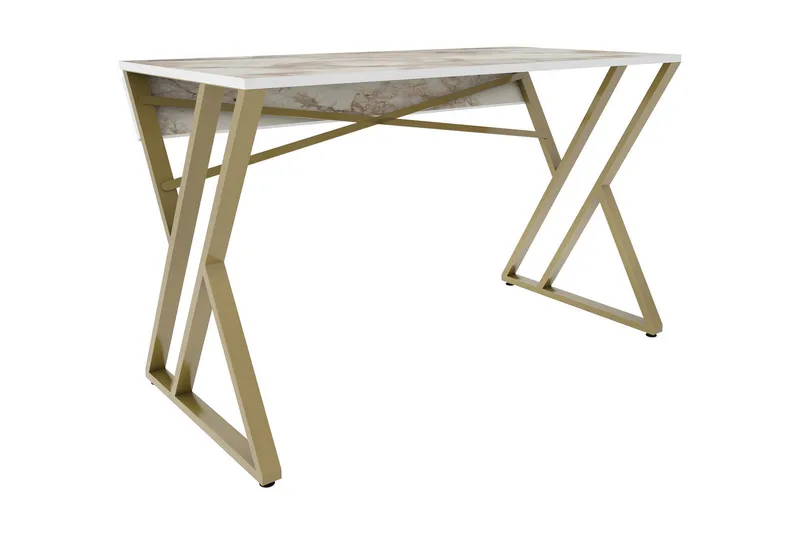 Andifli Skrivebord 60x75x120 cm - Hvit - Møbler - Bord - Kontorbord - Skrivebord