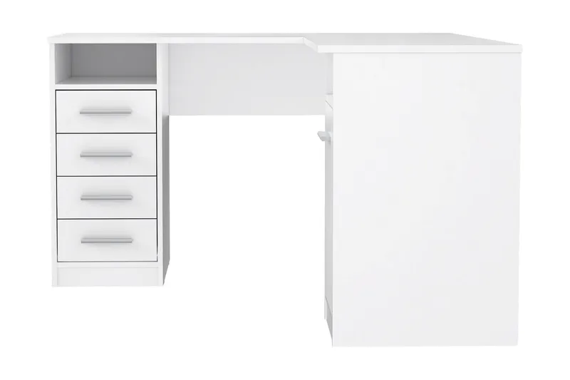 Baacwood skrivebord 125 cm - Hvit - Møbler - Bord - Kontorbord - Skrivebord - Hjørneskrivebord