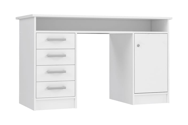 Baacwood Skrivebord 126 cm, Hvit