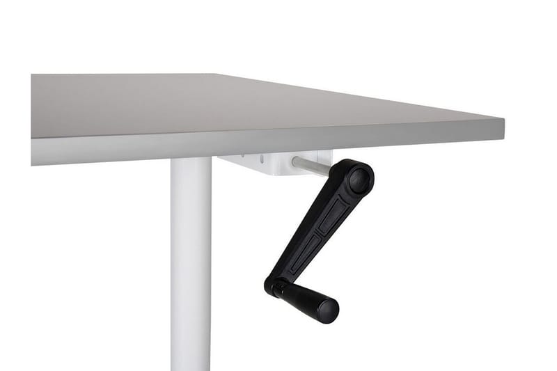 Banner Skrivebord 72x120 cm - Grå/Hvit - Møbler - Bord - Kontorbord - Skrivebord