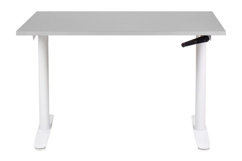 Banner Skrivebord 72x120 cm - Grå/Hvit - Møbler - Bord - Kontorbord - Skrivebord
