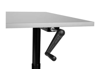 Banner Skrivebord 72x120 cm - Grå/Svart - Møbler - Bord - Kontorbord - Skrivebord