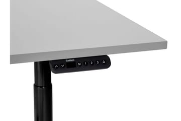 Banner Skrivebord 72x120 cm - Grå/Svart - Møbler - Bord - Kontorbord - Skrivebord