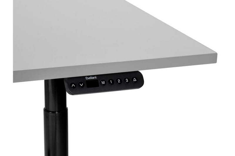 Banner Skrivebord 72x120 cm - Grå/Svart - Møbler - Bord - Kontorbord - Skrivebord