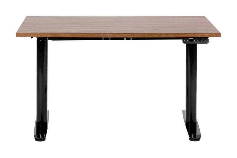 Banner Skrivebord 72x120 cm - Mørkt tre/Svart - Møbler - Bord - Kontorbord - Skrivebord