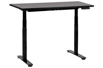 Banner Skrivebord 72x120 cm - Svart - Møbler - Bord - Kontorbord - Skrivebord