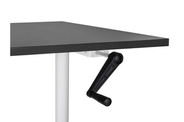 Banner Skrivebord 72x120 cm - Svart/Hvit - Møbler - Bord - Kontorbord - Skrivebord