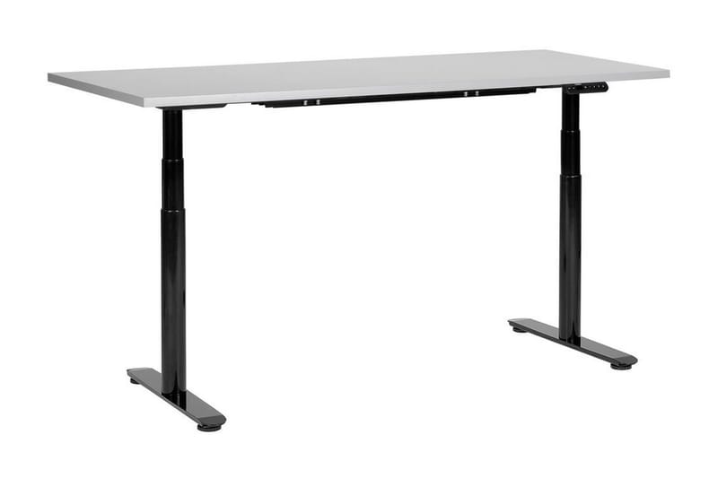 Banner Skrivebord 72x160 cm, Grå/Svart
