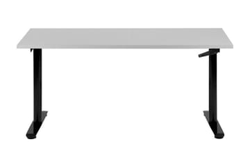 Banner Skrivebord 72x160 cm - Grå/Svart - Møbler - Bord - Kontorbord - Skrivebord