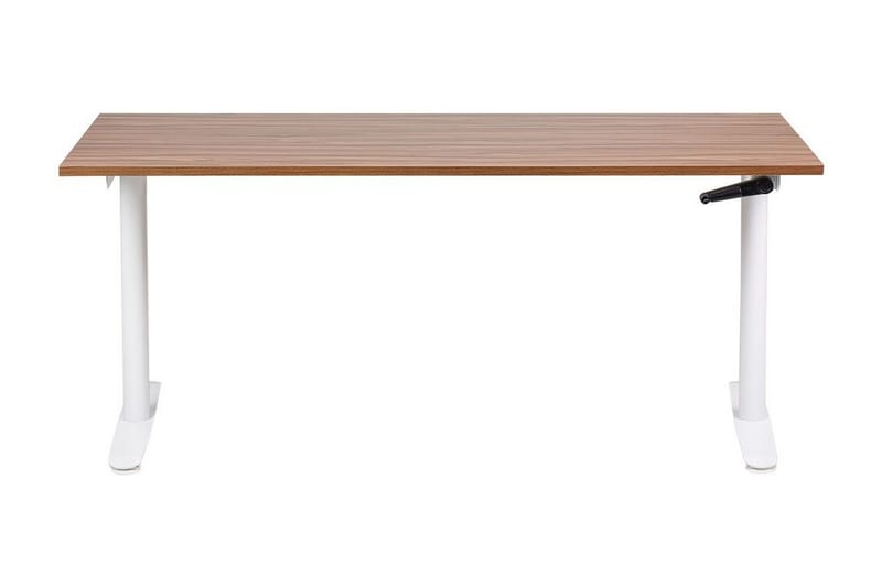 Banner Skrivebord 72x160 cm - Mørkt tre/Hvit - Møbler - Bord - Kontorbord - Skrivebord