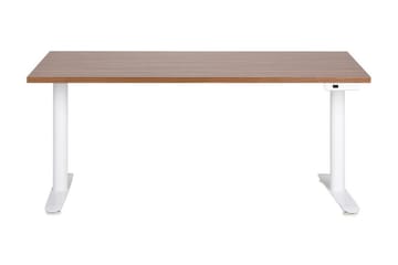 Banner Skrivebord 72x160 cm - Mørkt tre/Hvit - Møbler - Bord - Kontorbord - Skrivebord