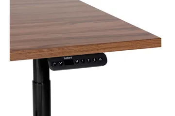 Banner Skrivebord 72x160 cm - Mørkt tre/Svart - Møbler - Bord - Kontorbord - Skrivebord