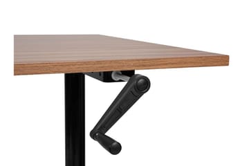 Banner Skrivebord 72x160 cm - Mørkt tre/Svart - Møbler - Bord - Kontorbord - Skrivebord