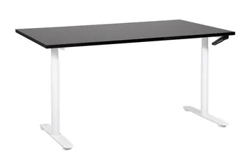 Banner Skrivebord 72x160 cm - Svart/Hvit - Møbler - Bord - Kontorbord - Skrivebord