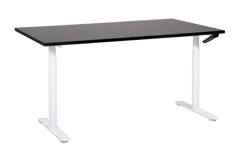 Banner Skrivebord 72x160 cm, Svart/Hvit