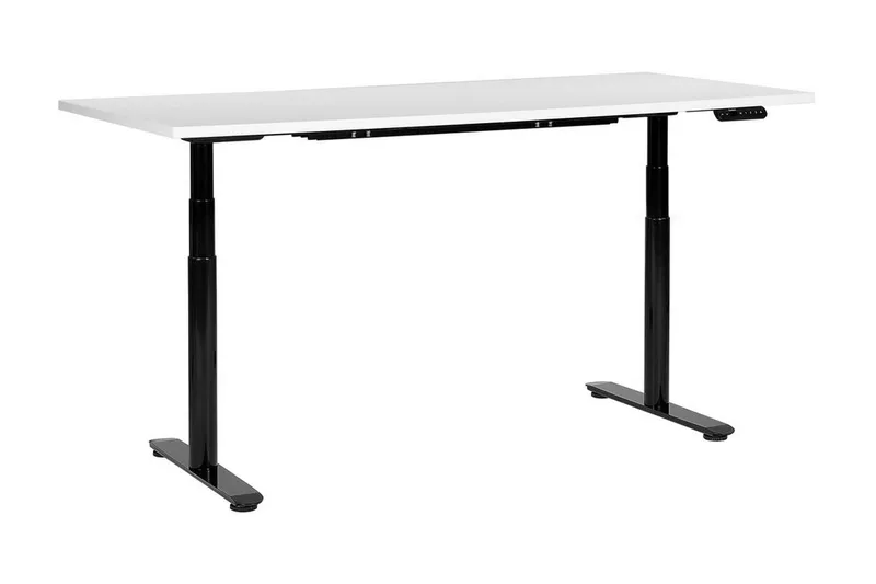 Banner Skrivebord 80x180 cm, Hvit/Svart