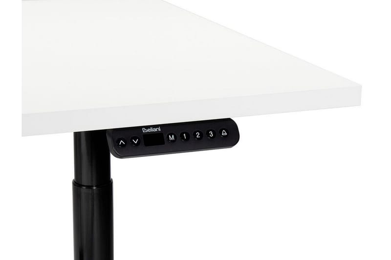 Banner Skrivebord 80x180 cm - Hvit/Svart - Møbler - Bord - Kontorbord - Skrivebord