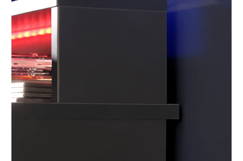 Bays Gaming Skrivebord 160 cm med Oppbevaring 2 Hyller - Svart - Møbler - Bord - Kontorbord - Skrivebord