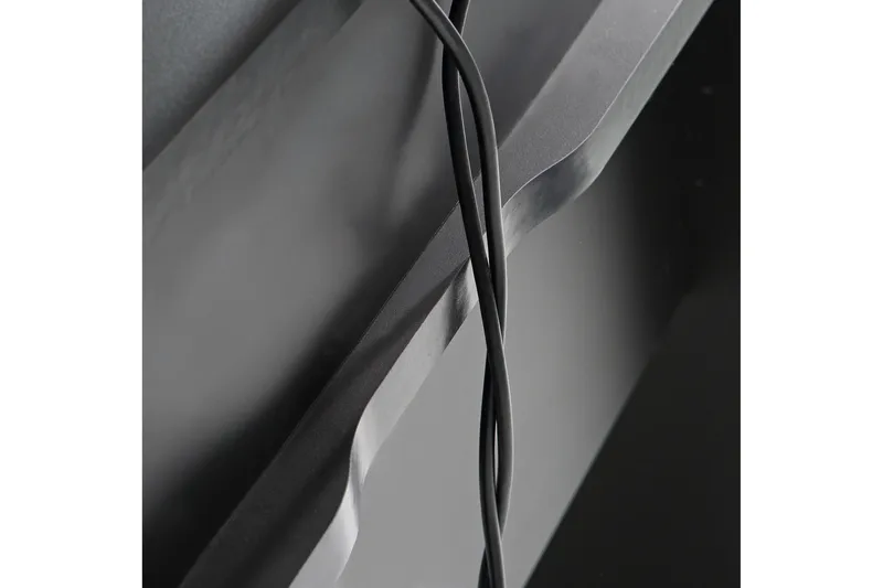 Bays Gaming Skrivebord 160 cm med Oppbevaring 2 Hyller - Svart - Møbler - Bord - Kontorbord - Skrivebord