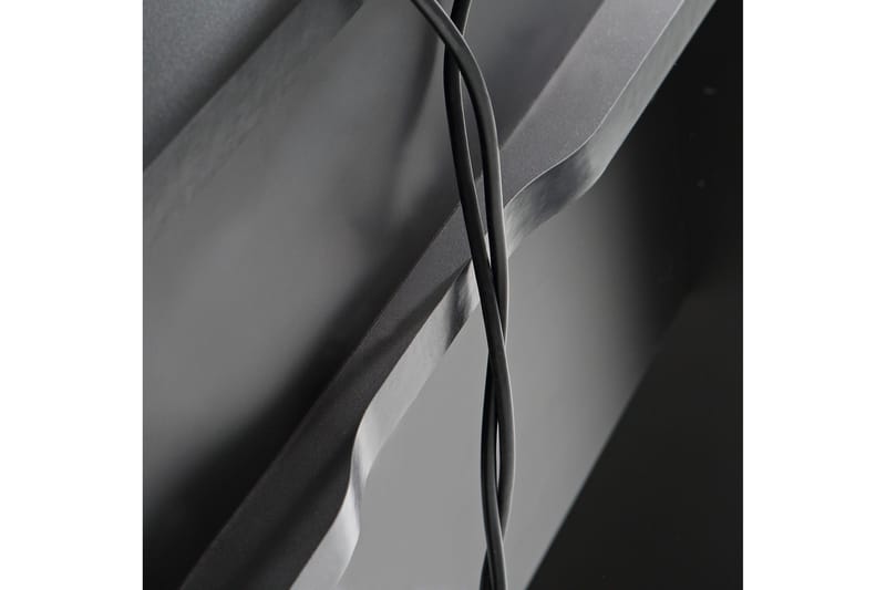 Bays Gaming Skrivebord 160 cm med Oppbevaring 2 Hyller - Svart - Møbler - Bord - Kontorbord - Skrivebord