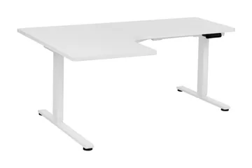 Bina Skrivebord 109x160 cm - Hvit - Møbler - Bord - Kontorbord - Skrivebord