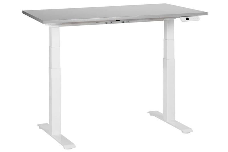 Bina Skrivebord 72x120 cm, Grå/Hvit