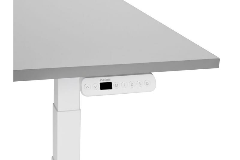 Bina Skrivebord 72x120 cm - Grå/Hvit - Møbler - Bord - Kontorbord - Skrivebord