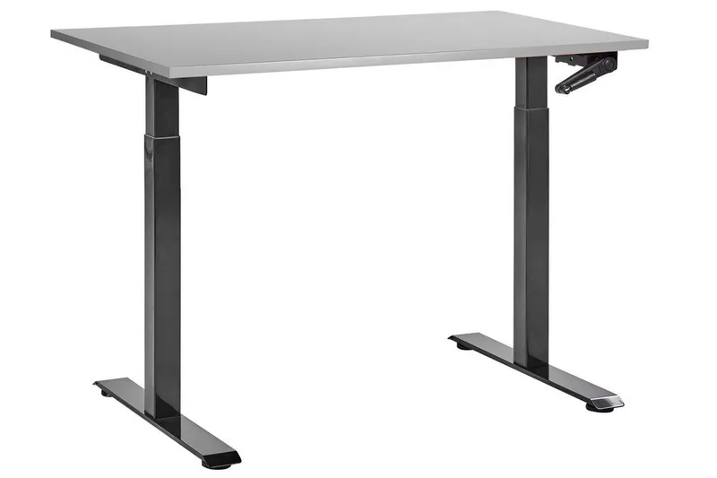 Bina Skrivebord 72x120 cm, Grå/Svart