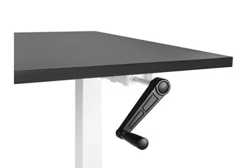 Bina Skrivebord 72x120 cm i Malt Tre - Svart|Hvit - Møbler - Bord - Kontorbord - Skrivebord