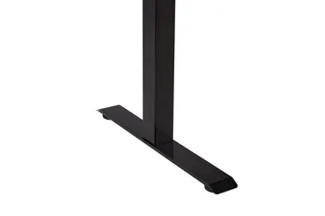 Bina Skrivebord 72x120 cm i Tre med Stålstativ - Grå|Svart - Møbler - Bord - Kontorbord - Skrivebord