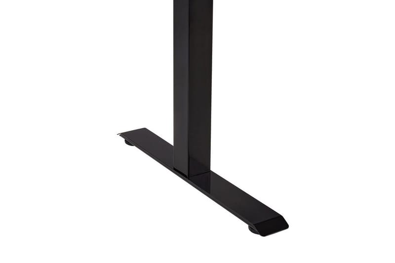 Bina Skrivebord 72x120 cm i Tre med Stålstativ - Grå|Svart - Møbler - Bord - Kontorbord - Skrivebord