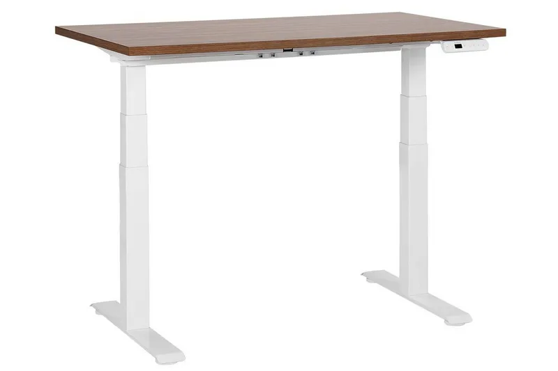 Bina Skrivebord 72x120 cm, Mørkt tre/Hvit