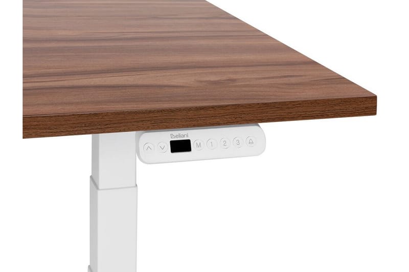Bina Skrivebord 72x120 cm - Mørkt tre/Hvit - Møbler - Bord - Kontorbord - Skrivebord