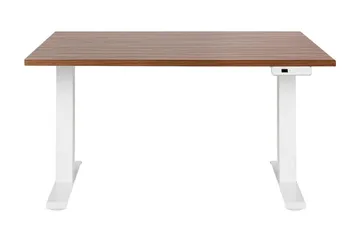 Bina Skrivebord 72x120 cm - Mørkt tre/Hvit - Møbler - Bord - Kontorbord - Skrivebord